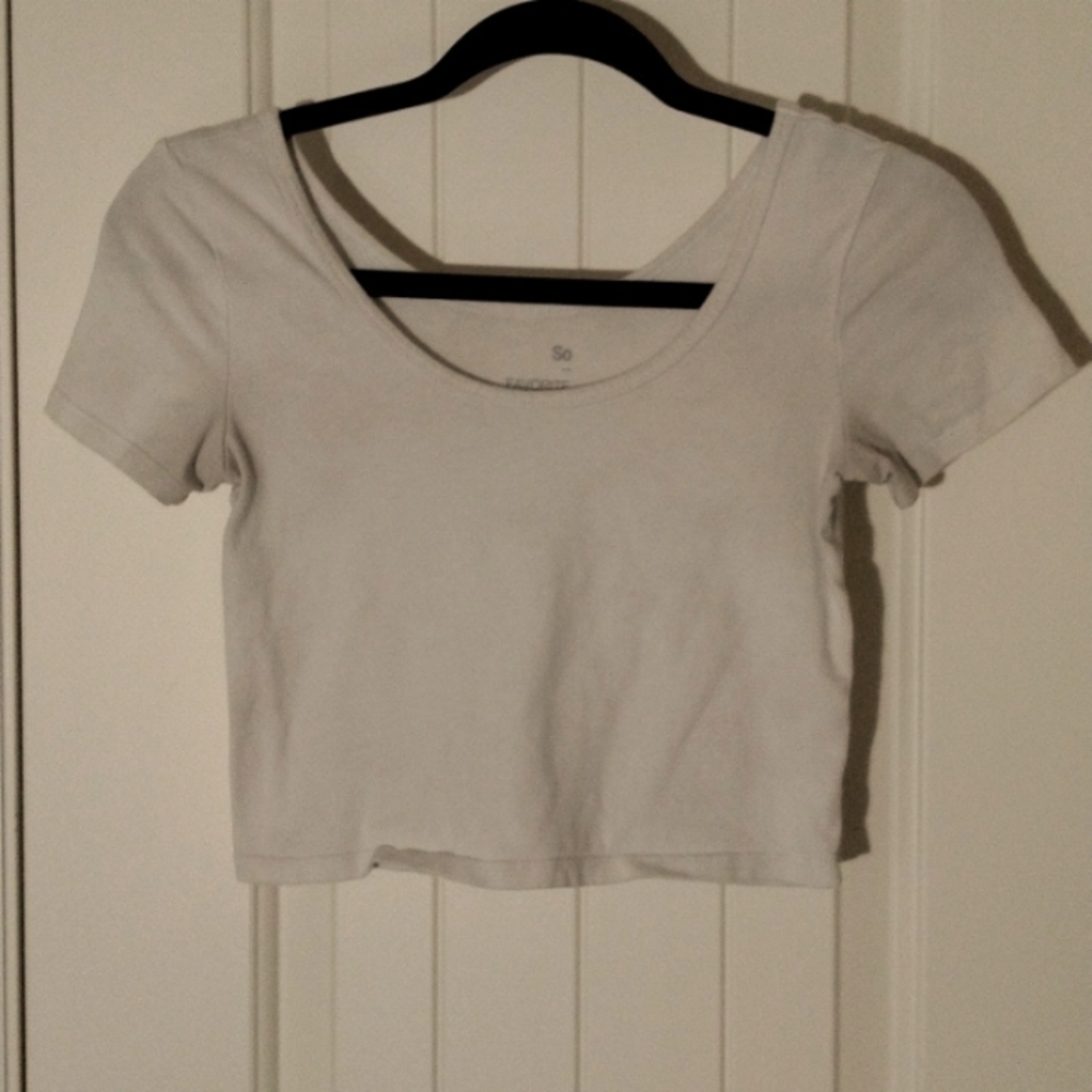 White Crop Top